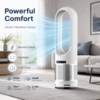 Turmventilator ohne Rotorblätter mit Fernbedienung 1