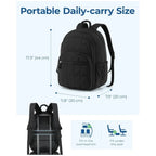 Unisex spacious backpack with insulated compartments and ergonomic carrying system Kalsten 4