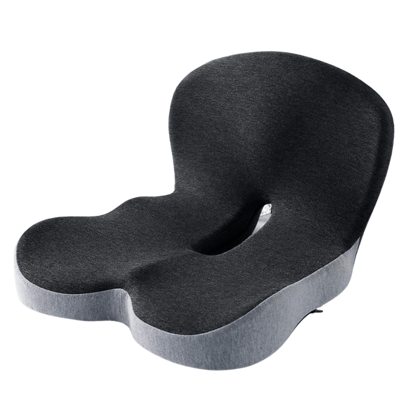 Ergonomic Seat Cushion – Memory Foam Comfort with Non-Slip Base & Washable Cover