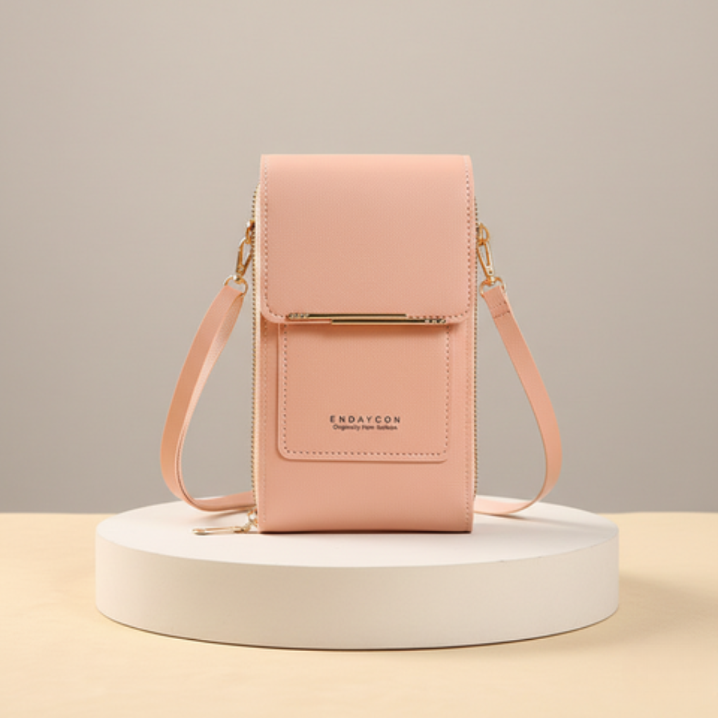 Crossbody Phone Bag – RFID Blocking Lining with Touchscreen Pocket