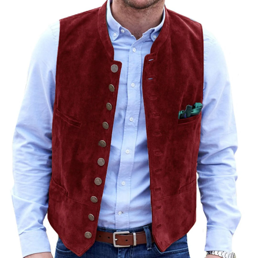 Traditionele Heren Gilet in Vintage Stijl voor Oktoberfest