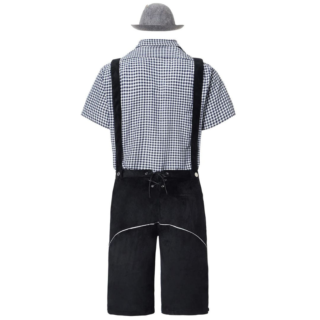 Lederhose Wolfgang - Heren Lederhosen Oktoberfest Kostuum – Authentieke Beierse Outfit