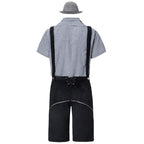 Lederhose Wolfgang - Heren Lederhosen Oktoberfest Kostuum – Authentieke Beierse Outfit