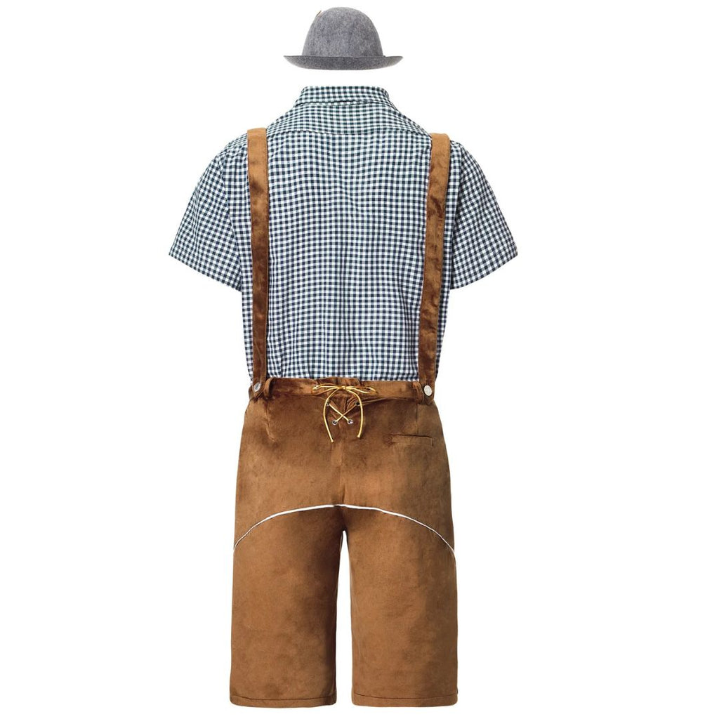 Lederhose Wolfgang - Heren Lederhosen Oktoberfest Kostuum – Authentieke Beierse Outfit