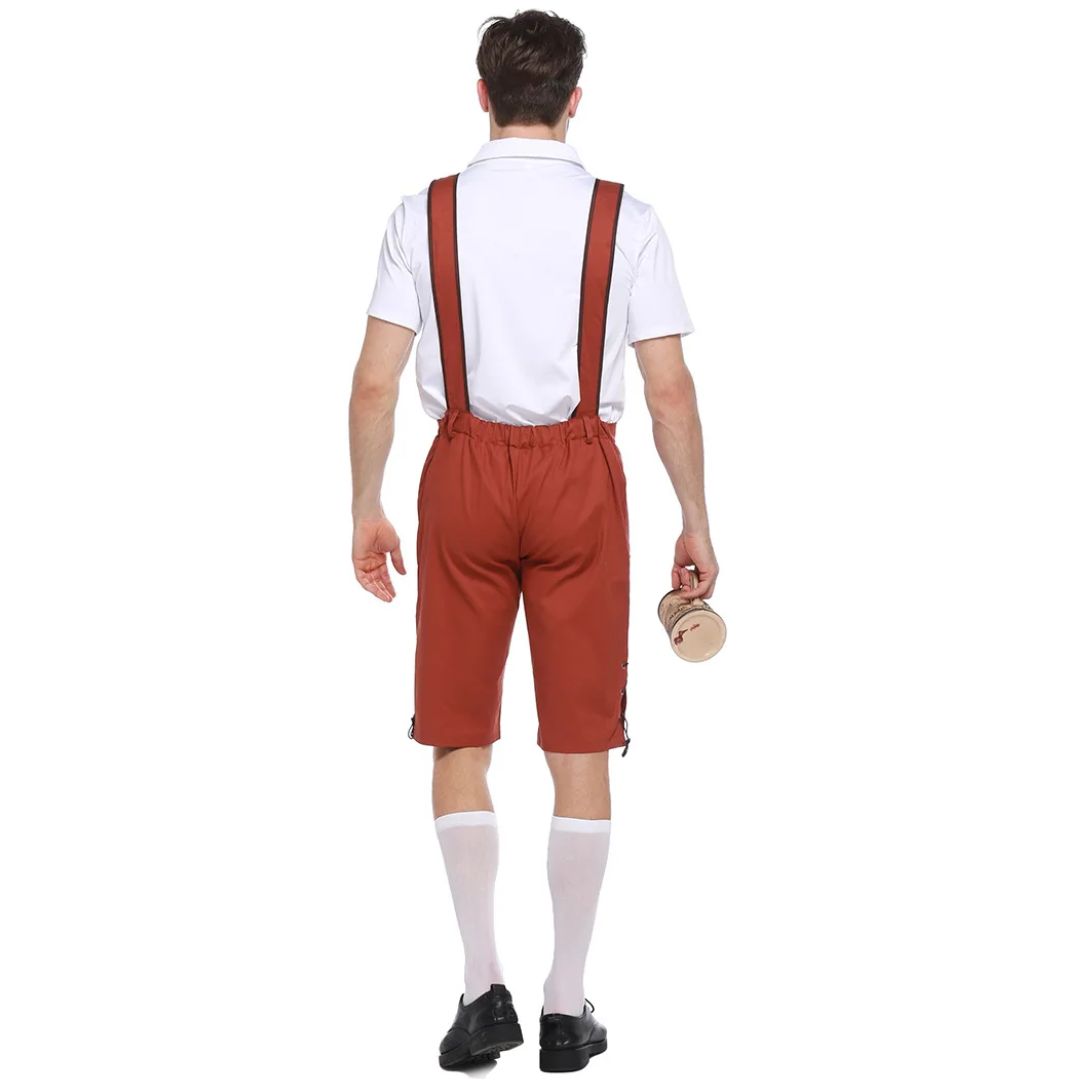 Lederhose Hans - Heren Traditionele Lederhosen Oktoberfest Outfit