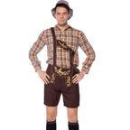 Lederhose Ludwig - Traditioneel Oktoberfest Kostuum voor Bars en Bierfestivals 2025