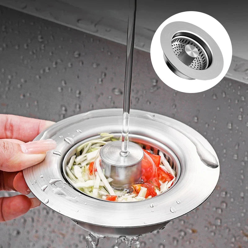 Upgrade 3-in-1 Kitchen Sink Drain Strainer | Kalsten 1