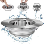 Upgrade 3-in-1 Kitchen Sink Drain Strainer | Kalsten 7