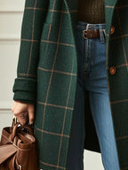Valenne | Elegant Checked Coat 2