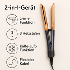 Volyra 2-in-1 Haarstyler: Moeiteloos föhnen en stijlen 2