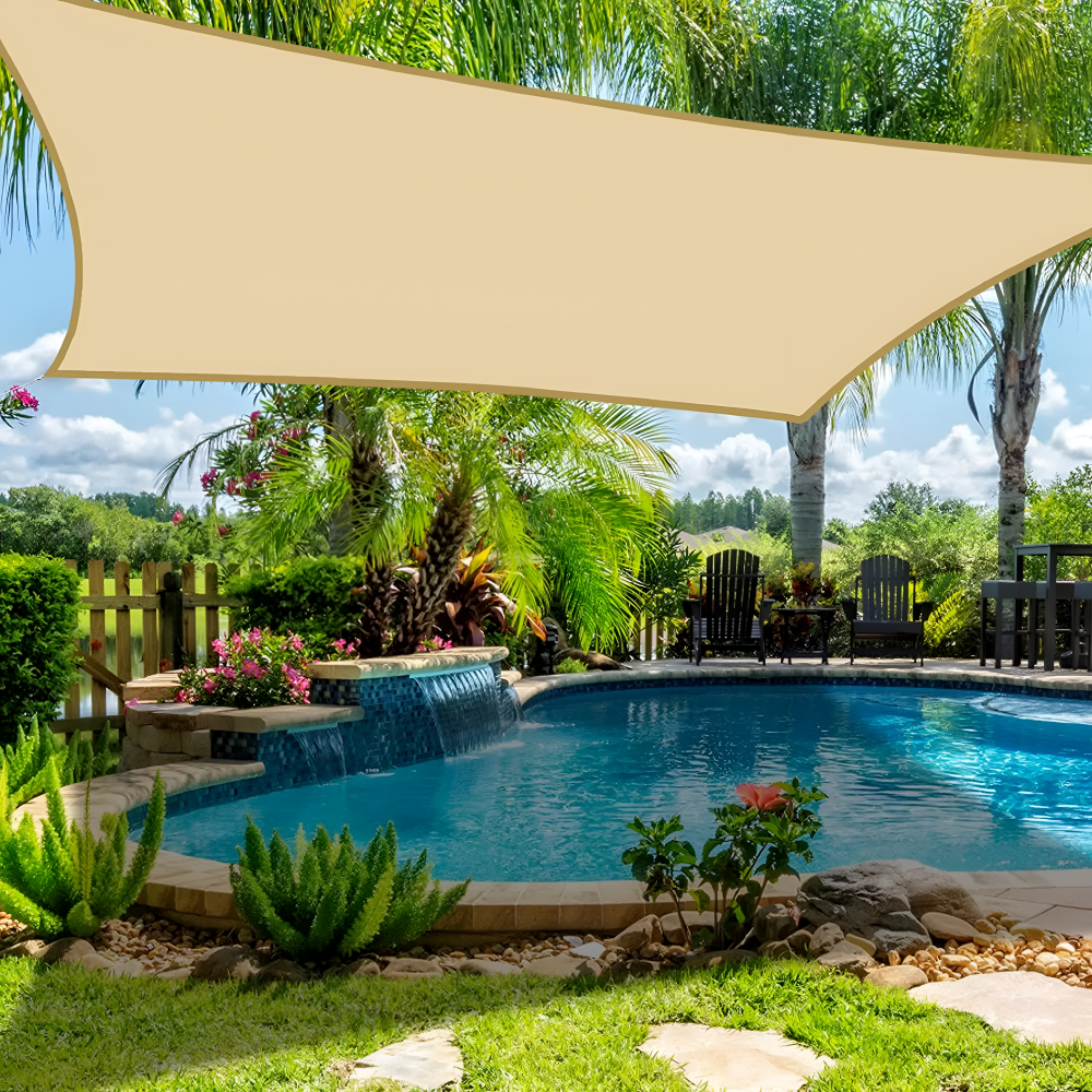 Waterdicht Rechthoekig Schaduwdoek UV-Bescherming Terras Tuin Balkon | Sansoti 1