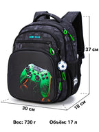 Kids Backpack Waterproof – Ergonomic Back Panel for School, Age 7 and Up