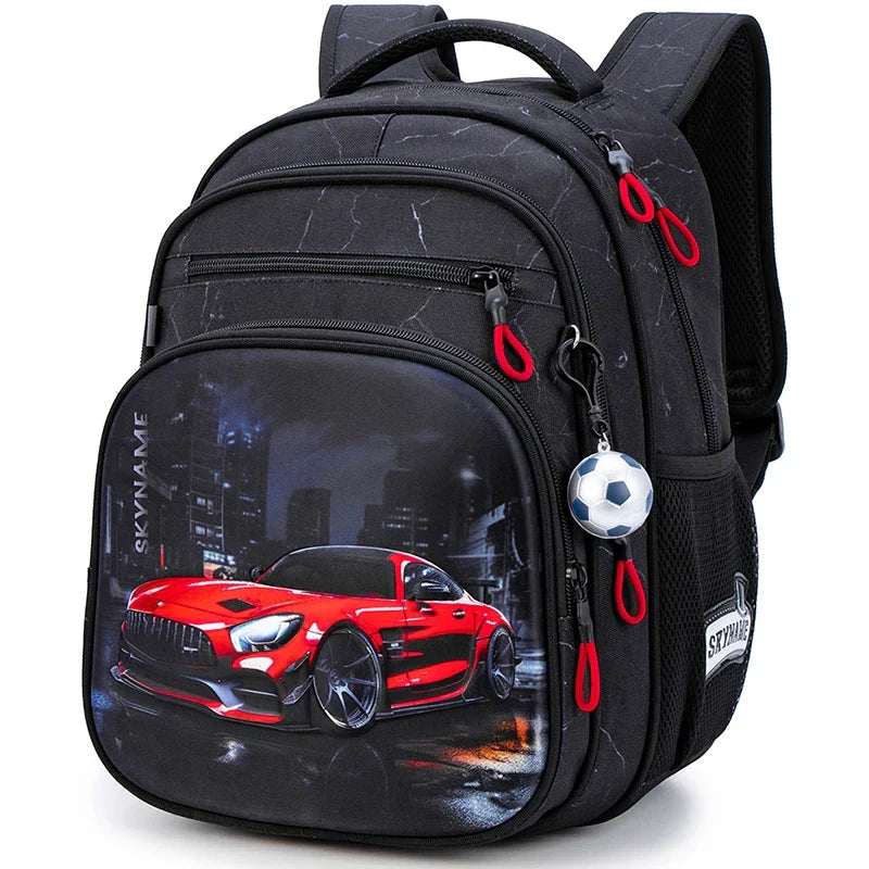 Kids Backpack Waterproof – Ergonomic Back Panel for School, Age 7 and Up