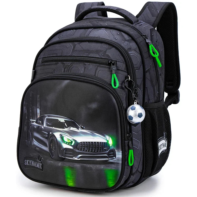Kids Backpack Waterproof – Ergonomic Back Panel for School, Age 7 and Up
