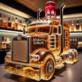 Whiskey Decanter Truck – Glass Semi-Truck Bottle for a Home Bar