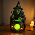 WitchGlow Ketel Lamp | Betoverende ketel met magische groene neonverlichting 0