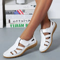 Women's Orthopedic Sandals with Cushioned Support and Cut-Out Design 0