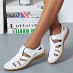 Women's Orthopedic Sandals with Cushioned Support and Cut-Out Design 0