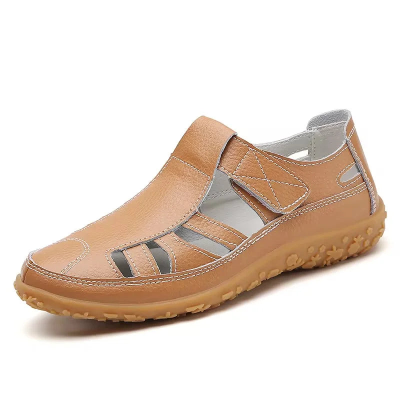 Women's Orthopedic Sandals with Cushioned Support and Cut-Out Design 13