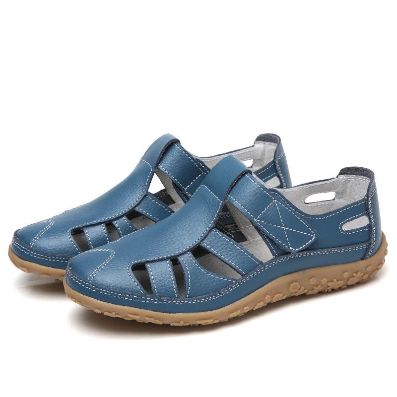 Women's Orthopedic Sandals with Cushioned Support and Cut-Out Design 3