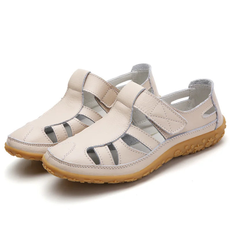Women's Orthopedic Sandals with Cushioned Support and Cut-Out Design 9