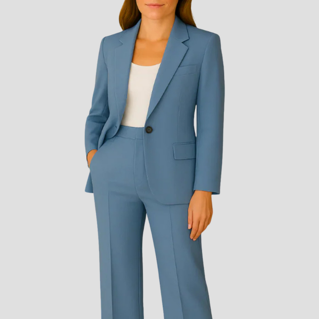 Women’s Two-Piece Tailored Suit with Blazer and Trousers 4