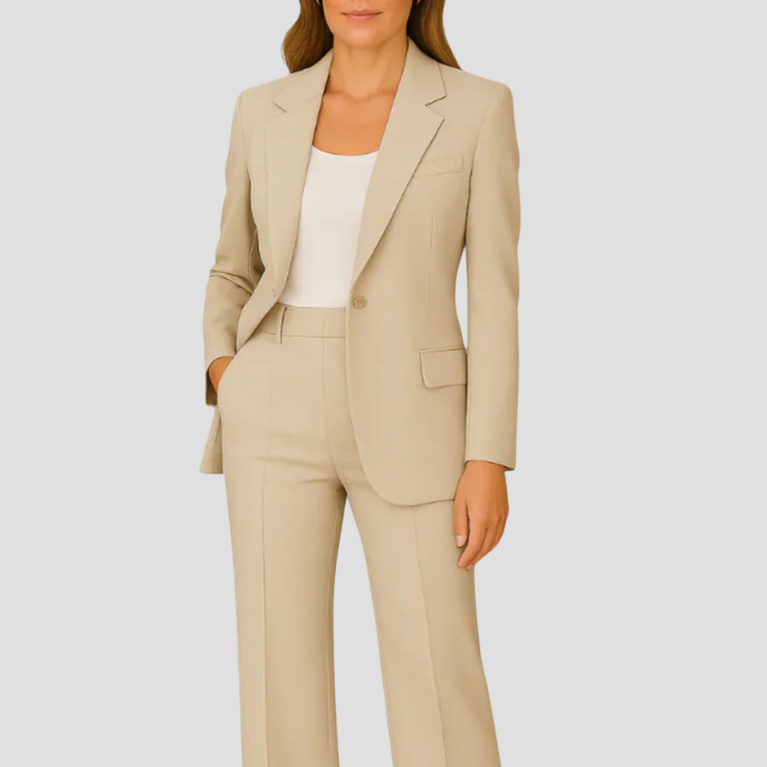 Women’s Two-Piece Tailored Suit with Blazer and Trousers 6
