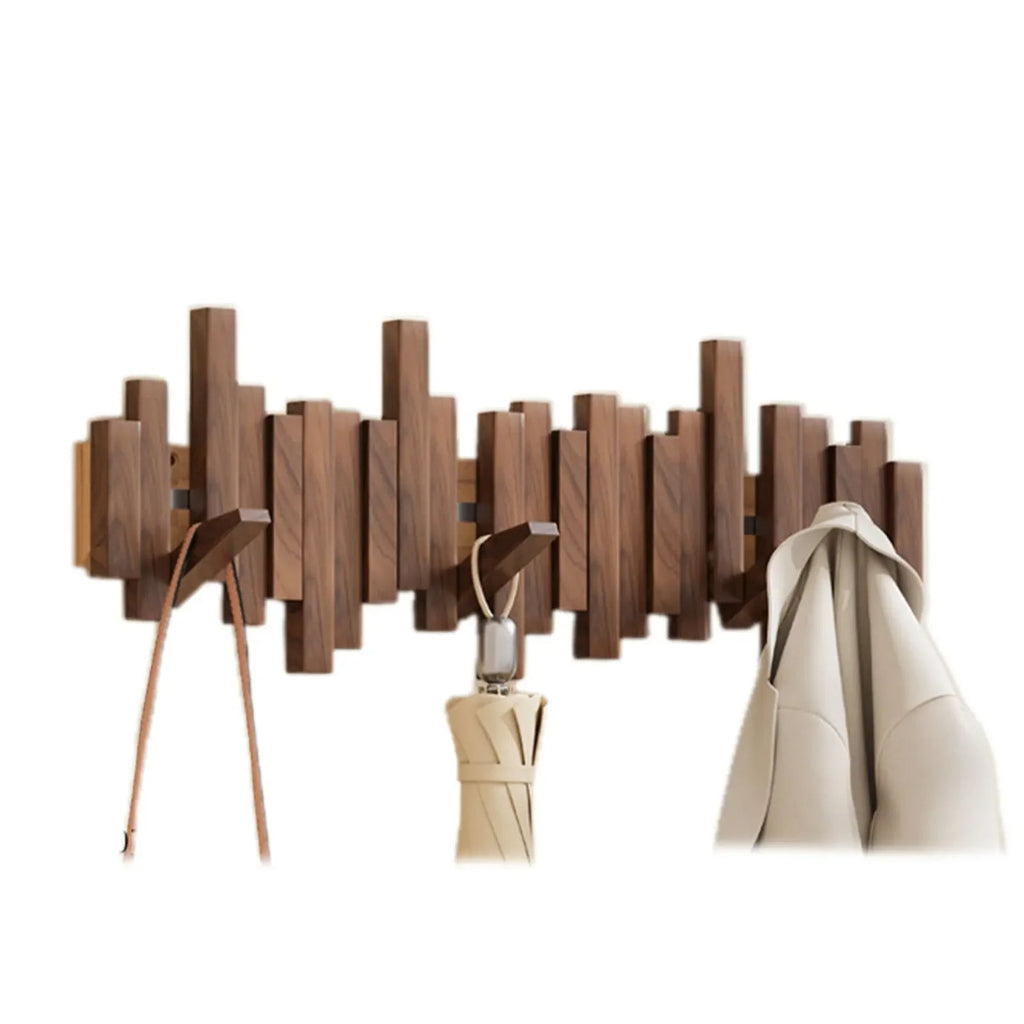 WoodFlex - Stijlvolle houten kledingkast met flexibele magnetische haken 0