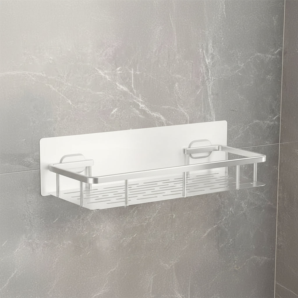 Zelfklevende Badkamerplank - Boorvrij, Modern Design, Ruimtebesparend, 30,5 cm x 13 cm 9
