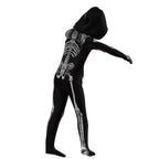 Zombie Skedel Jumpsuit Kinderen Halloween Kostuum 3