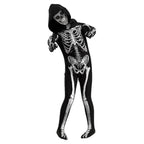 Zombie Skedel Jumpsuit Kinderen Halloween Kostuum 7