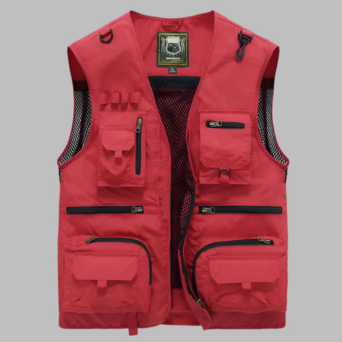Zomervest met meerdere zakken 0