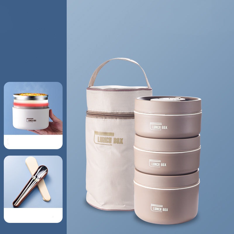 Thermal Lunch Box – Double-Walled Stainless Steel, Leak-Proof Seal