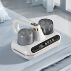 Mattress Vacuum with UV Light – Cordless with HEPA Filter and Tapping