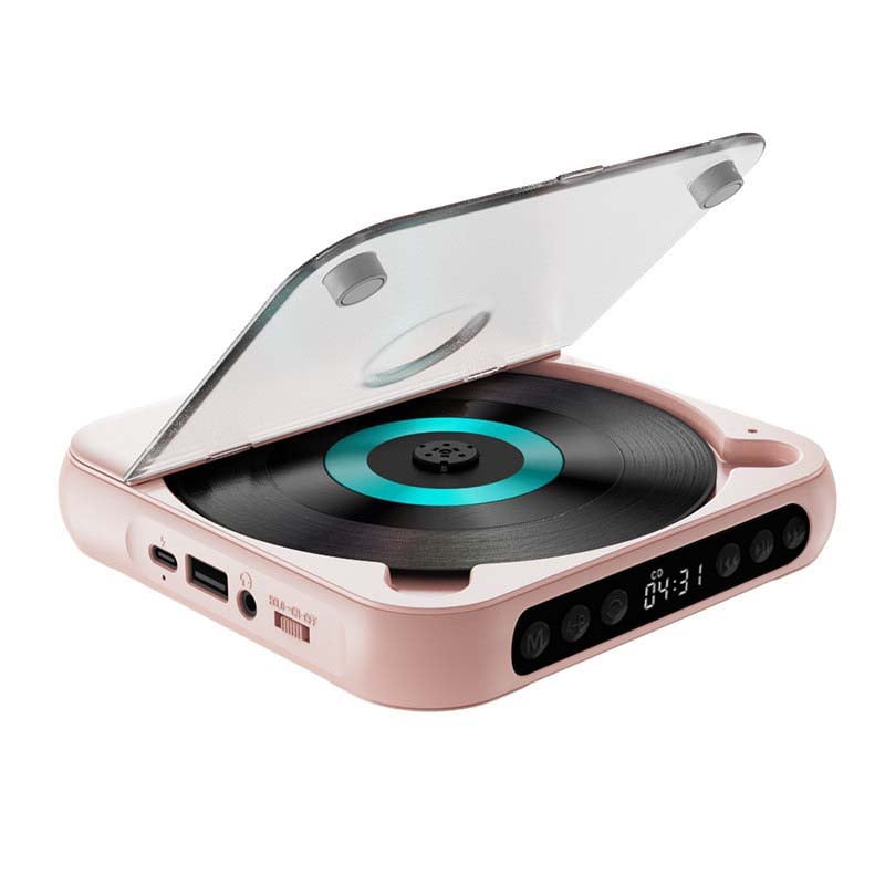 Portable CD Player – Bluetooth 5.3 with Rechargeable Battery