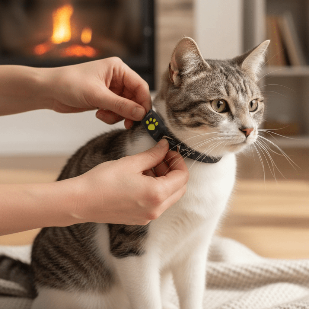 GPS Tracker for Dogs and Cats – Real-Time Location, Lightweight
