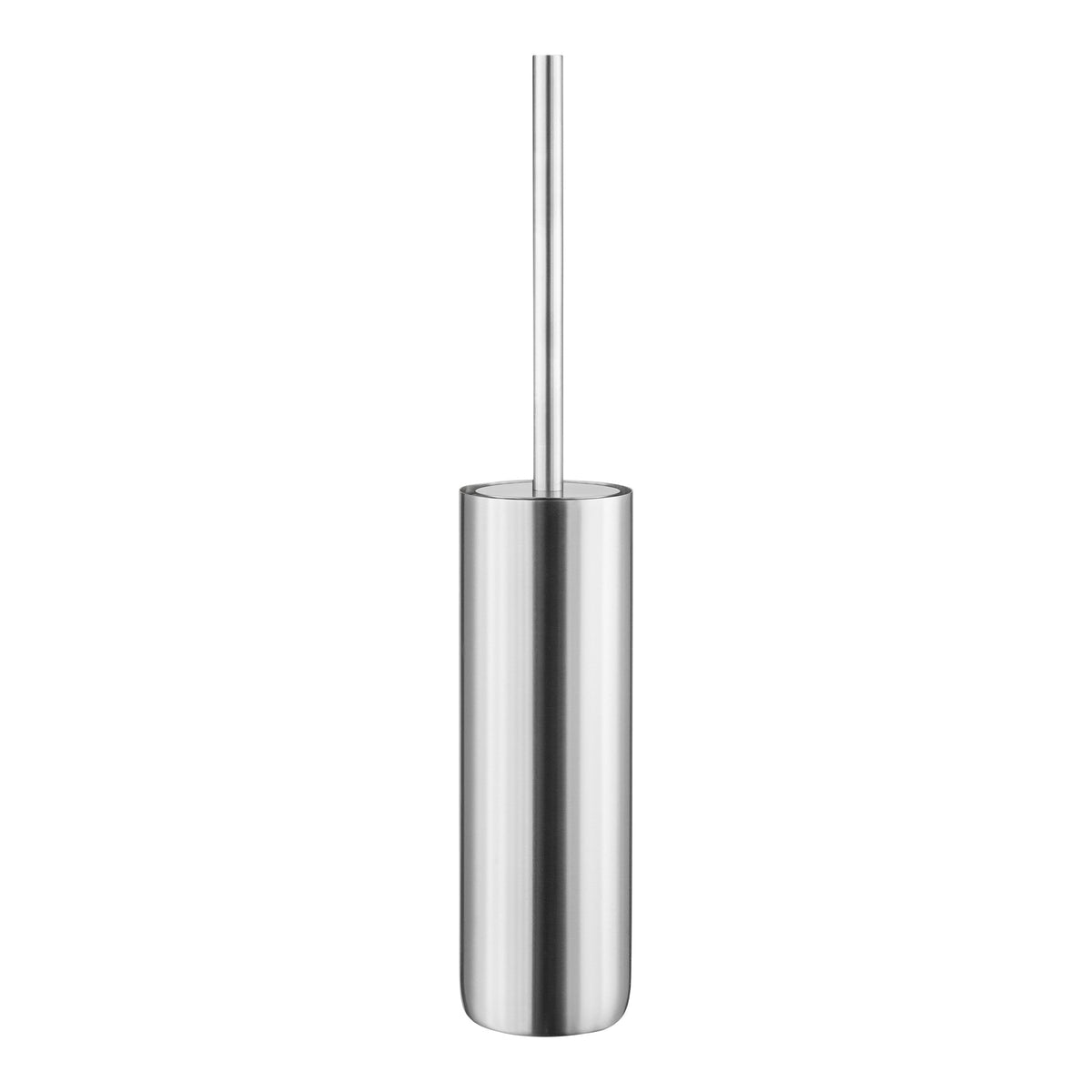 Toilet Brush Metal – Titanium-Coated Finish with Non-Slip Base