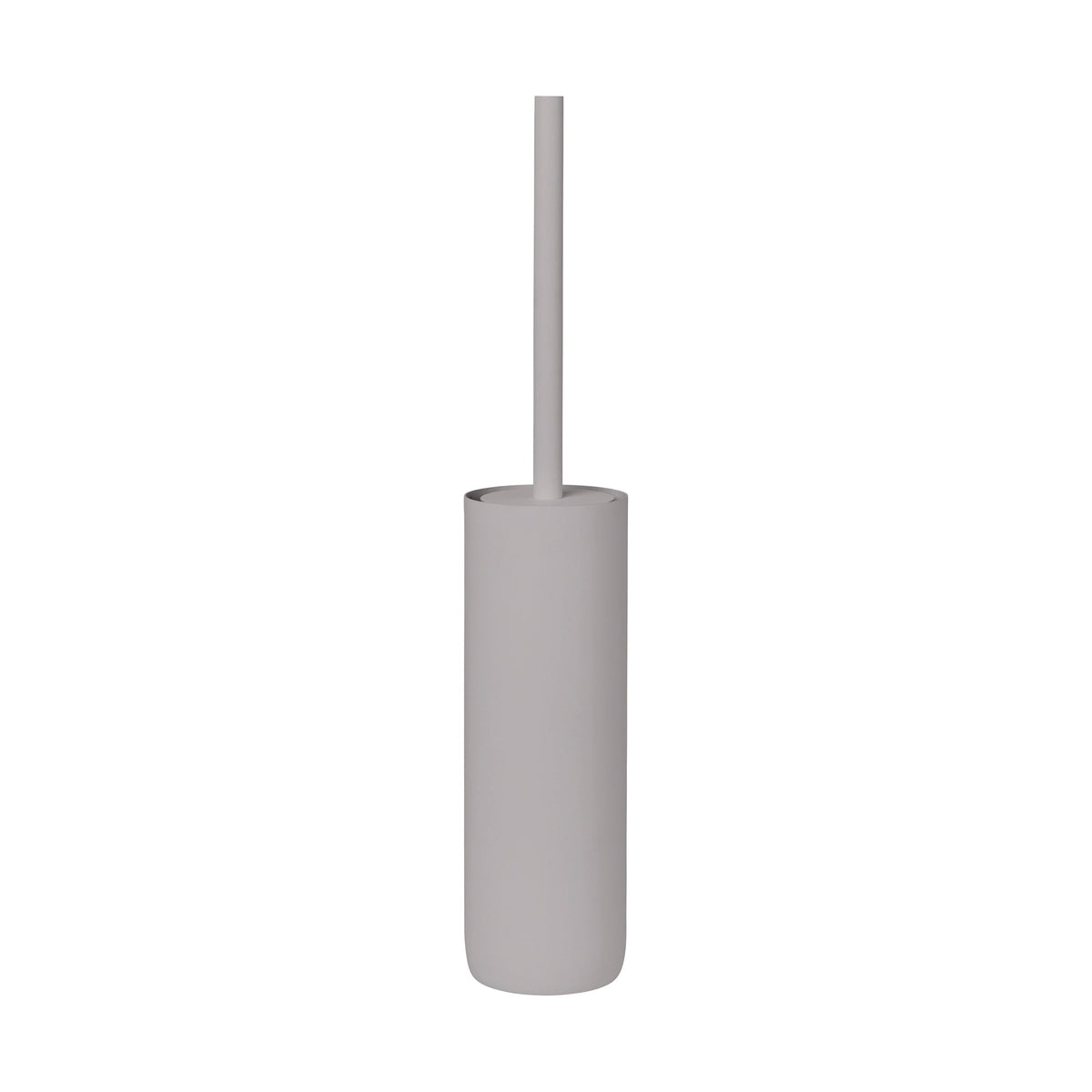 Toilet Brush Metal – Titanium-Coated Finish with Non-Slip Base