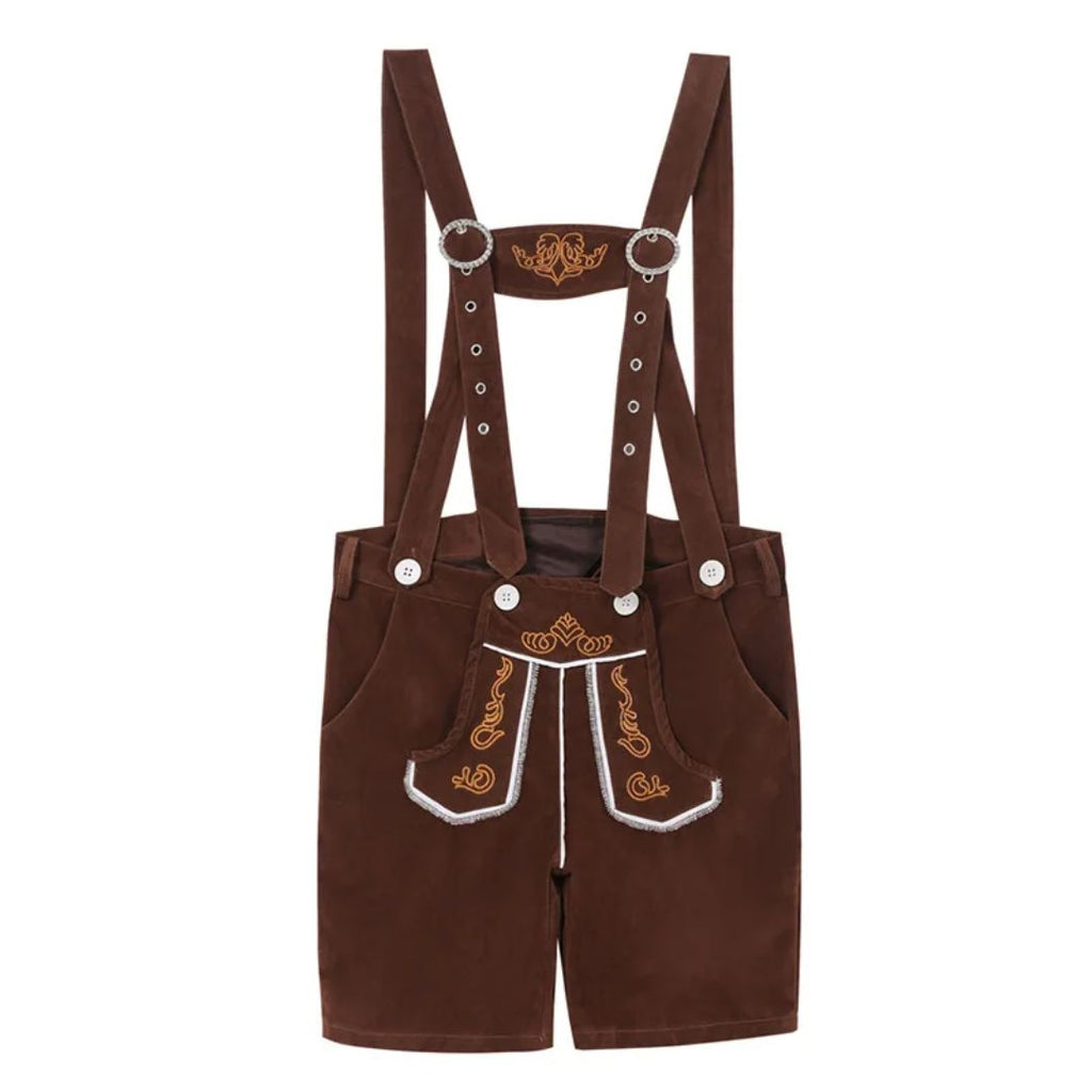 Lederhose Heidi - Dames Lederhosen Oktoberfest Kostuum – Traditionele Beierse Outfit