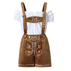 Lederhose Ingrid - Dames Oktoberfest Kostuum in Beierse Biermeisjesstijl
