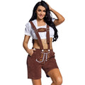 Lederhose Heidi - Dames Lederhosen Oktoberfest Kostuum – Traditionele Beierse Outfit