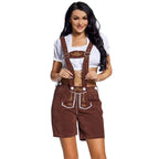 Lederhose Heidi - Dames Lederhosen Oktoberfest Kostuum – Traditionele Beierse Outfit