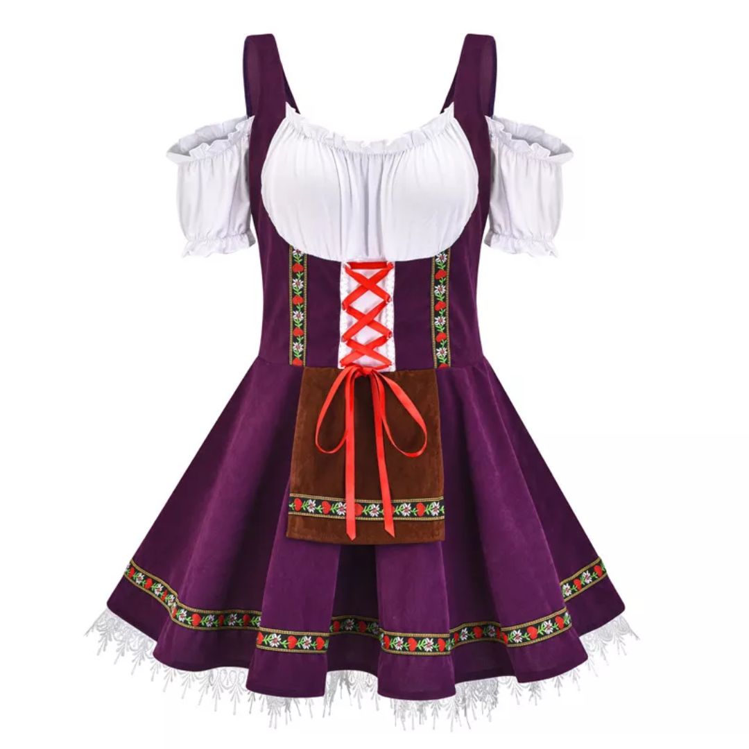 Dirndl Birgit – Traditional Bavarian Oktoberfest Dress for Women | Cosplay & Fancy Dress Costume