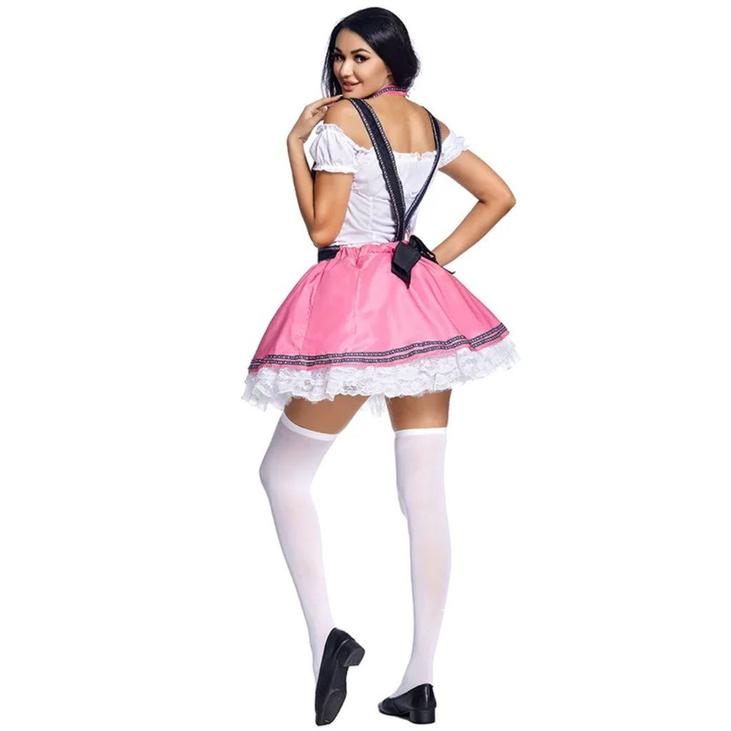 Dirndl Monika - Traditioneel Oktoberfest Jurkje Voor Dames | Beiers Bierfeest Kostuum