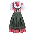 Dirndl Elke - Traditionele Oktoberfest Jurk Voor Dames Met Schort | Beiers Bierfeest Kostuum