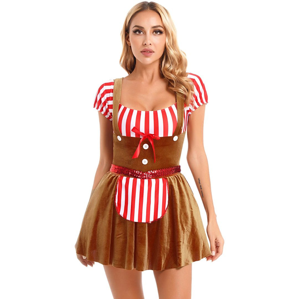 Dirndl Frauke - Traditionele Oktoberfest Jurk Voor Dames Met Modern Design | Bierfeest Kostuum