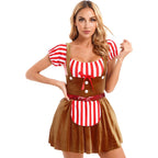 Dirndl Frauke - Traditionele Oktoberfest Jurk Voor Dames Met Modern Design | Bierfeest Kostuum