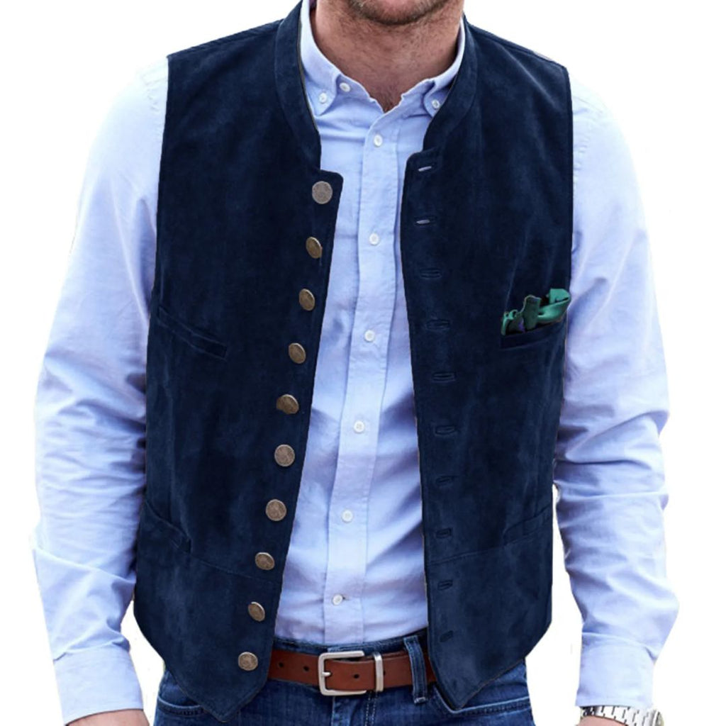 Traditionele Heren Gilet in Vintage Stijl voor Oktoberfest