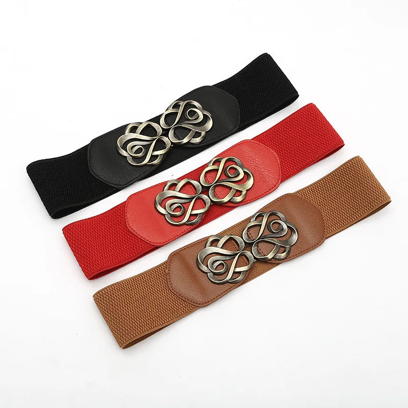 Traditionele Vintage Damesriem met Knopen in Retro Stijl voor Oktoberfest