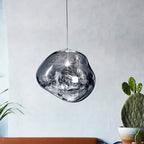 LunaLux Glass Pendant Light with Modern Elegance and Warm Ambient Illumination for Dining Areas